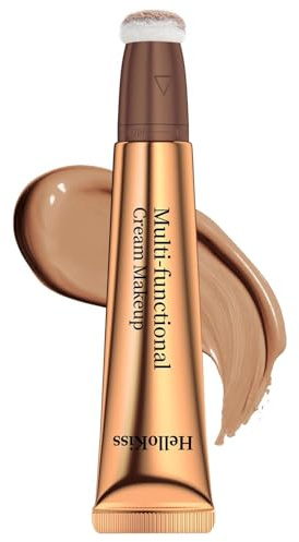 Fard Liquido In Stick, Bastone Per Trucco Illuminante, Contouring Viso Stick Con Applicatore Cuscino, Illuminante Liquido Highlighter In Crema, Makeup Correttore Stick Liquido Blush In Crema