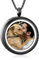 QGJNSGC Médaillon funéraire pour cendres d'un être cher - Avec photo - Urne commémorative - Bijoux souvenirs - Médaillon - Cadeau, Acier inoxydable