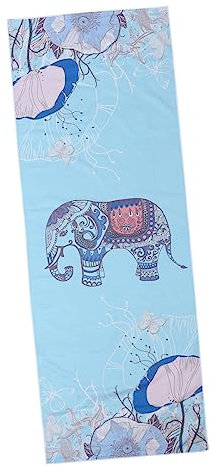 NULYLU -yoga-pad Doppelseitig Druck Yoga-matte Aus Plüschmaterial Für Home Office Und Fitness