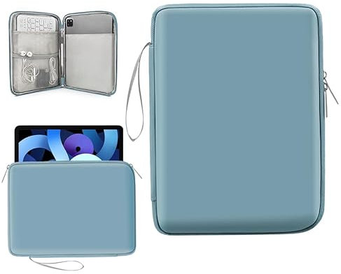 9-11 Custodia Protettiva, 10 Pollici Custodia Protettiva Compatibile con iPad PRO 11 M4 2024/11 Pollici iPad Air M2 2024/iPad 10a 10,9 2024/iPad Air 5/4 10,9, Galaxy Tab S9/S8/A8/A7 Blu