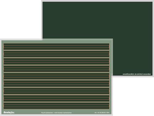 BRUNNEN Schreibtafel Scolaflex Lin. B1A | grün