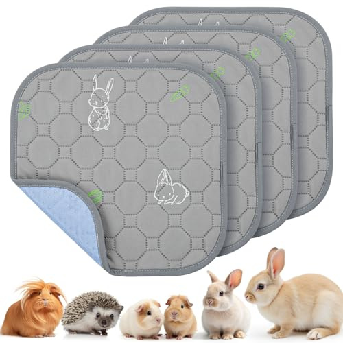 PICK FOR LIFE wasserdichte Pipipads für Meerschweinchen, super saugfähige PIPI unterlagen Kaninchen, Waschbare kleintiermatten für Kaninchen, Hamster, Welpen