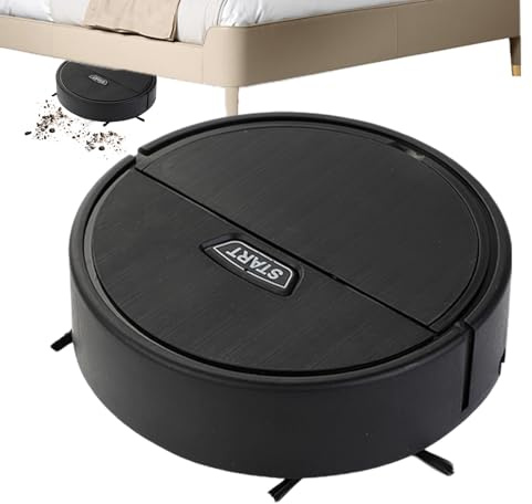 Robot aspirateur – Robot Nettoyeur de Sol, aspirateur de Nettoyage Intelligent, Robot Domestique à Haute | Technologie de cartographie de précision avec Fonction Auto-Charge, Solution de