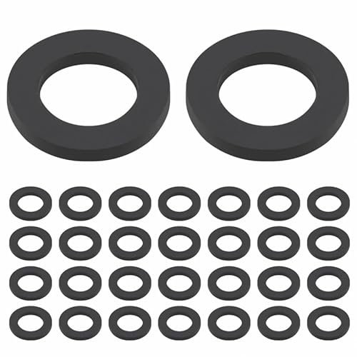 Rondelles en plastique transparent, Joints d'étanchéité plats en caoutchouc, 30 pièces, joint torique for robinet d'eau de 1/2 pouce, raccord for pommeau de douche, tuyau de lavage, joint de tuyau