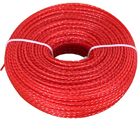 Cordeles para cortabordes, Hilo for desbrozadora, desbrozadora, Hilo Trenzado de 3 mm x 50 m, Apto for Agricultura