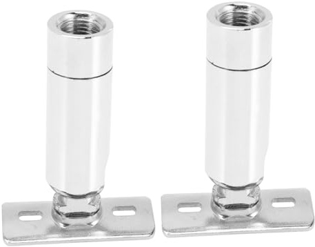 NUOBESTY Convertitore Baldacchino Per Lampada Da Soffitto Bagno, Prolunga Per Lampadina a Sospensione 360° in Cromo, Set 2 Pezzi Per Installazione Fai Da Te Lampade Decorativa
