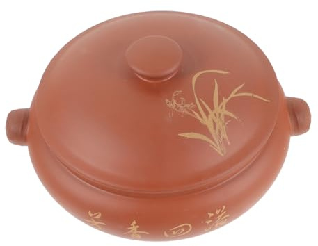 MAGICLULU Casserole Céramique pour Cuisson Vapeur Pot à Ragoût Polyvalent Cuisson Homogène et Conservation Chaleur pour Légumes Viandes et Poissons Facile à Nettoyer et Adaptée Cuisine