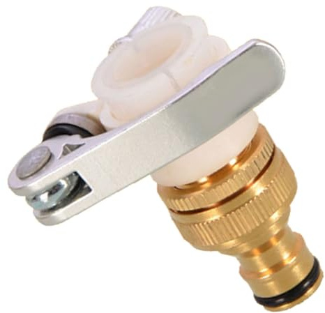 UPKOCH Raccord Tuyau Arrosage Fileté Adaptateur pour Robinet Raccord Rapide Compatible avec Lave-Linge et Lavabo de Cuisine