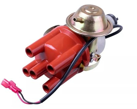 Distributeur d'allumage avec tête et rotor 0231170034 compatible avec Coccinelle 1961-1979 et Camper T2 Bay 1968-1979 Distributeur d'allumage