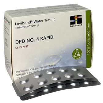 Lovibond Pastiglie DPD4 Rapid per Tester Ossigeno - Confezione 250pz.