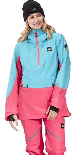 Picture W Tanya Jacket Colorblock-Blau-Pink, Damen Jacke, Größe M - Farbe Light Blue - Pink