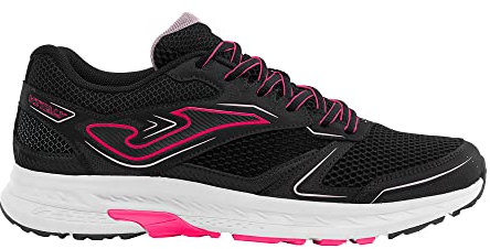 Joma Mujer Zapatillas para Correr, Negro Fucsia, 39 EU