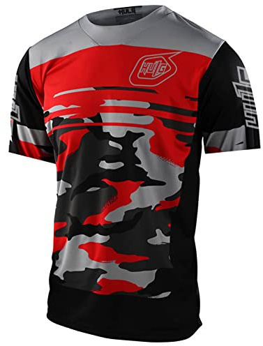 Herren Mountainbike MTB Top Kurzarm Atmungsaktiv Bequem Weich Feuchtigkeitstransport Radtrikot?Kurzarmtrikot Für MTB Rennrad/Multisport/Fitness