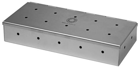 Boîte de fumage - Pour le fumage à chaud de Viande - Poisson - Légumes - Noix - Barbecue - Boîte de fumage - acier inoxydable - Générateur de fumée - Boîte de fumage BBQ pour le fumage