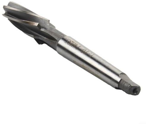 Handreibahle, 1:10 Morsekegelspannung, Spiralreibahle, Kegelreibahle, HSS, 8–20 mm für Kegelschaft, Maschinenreibahle, CNC-Werkzeuge (14 mm)