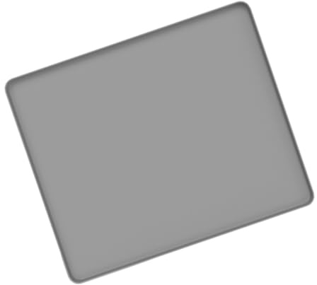 HOMSFOU Silikon von Antirutschfunktion Waschmaschinenmatte mit Schutz Oberseite 60x50x1cm Grau Waschmaschine für Trockner für Zuhause