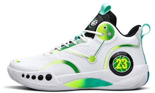 Hixingo Herren Basketballschuhe Sportschuhe High Top Sneaker Turnschuhe Anti-Rutsch Laufschuhe Damen Basketball Schuhe Unisex Walkingschuhe für Aldult Jungen Mädchen