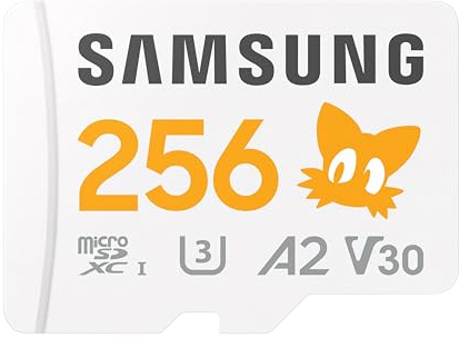 Samsung Memorie MB-MD256SA Sonic PRO Plus Scheda MicroSD per Console Gaming, Action Cam e Droni da 256GB, UHS-I U3, Fino a 180MB/s