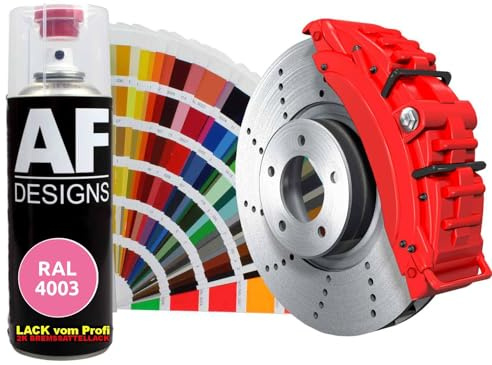 Alex Flittner Designs Spraydose RAL4003 ERIKAVIOLETT | Hochwertiger 2K - Bremssattellack: Der Alex Flittner Designs 2K Bremssattellack bietet eine langlebige, widerstandsfähige