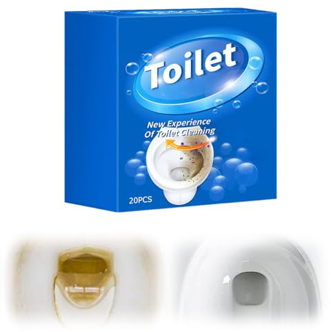 Nettoyant Toilette Extra Fort, 2025 Nouve Detartrant WC, 12 Pastilles Nettoyant WC Surpuissant Tartre, Nettoyant Wc Surpuissant Tartre Pour toilettes égout salle de bains nettoyage (1)