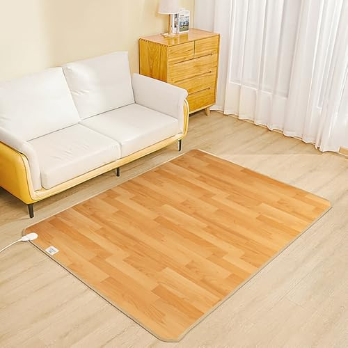Under Desk Heated Carpet Rug, Floor Mat, Electric Area, Waterproof, for Office and Home Warming(50 * 150CM)