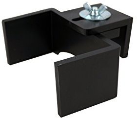Hardline Products USA Tire Wedge Wheel Guide – Universal Motorcycle & Bicycle Truck Bed Stabilizer – No-Drill Clamp-On Wheel Chock for Dirt Bikes, Street Bikes & MTB – Made in USA - TW-1