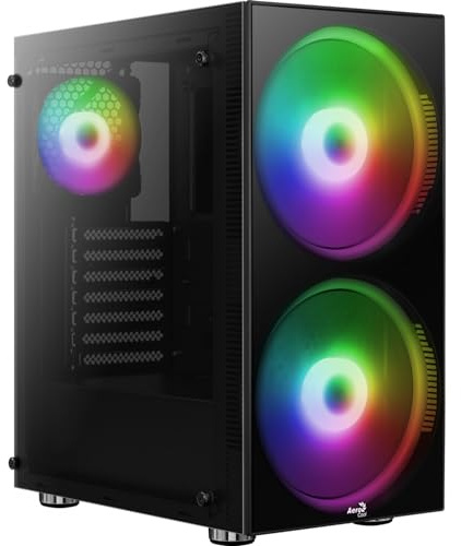 AeroCool Python Tempered Glass Windowed Mid Tower Case