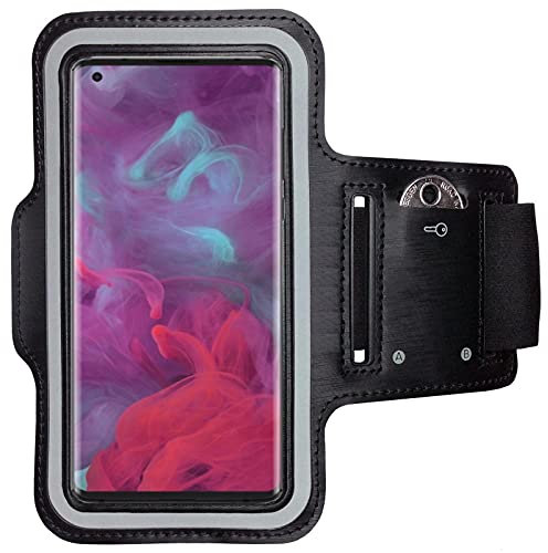 CoverKingz Brassard de Sport pour Motorola E7 Plus - Brassard pour Smartphone, Accessoire de Sport avec Poche pour Les clés E7 Plus - Accessoire Sport, Brassard téléphone Portable Noir