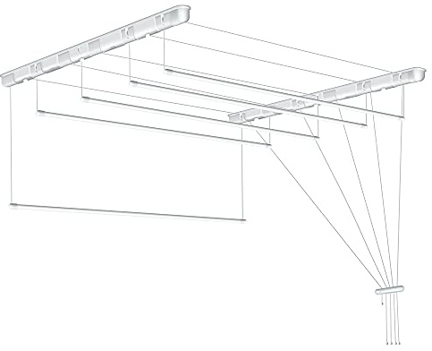 SEPIO Deckenwäschetrockner, 5 Stangen, 170 cm