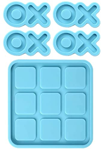 Operitacx Silikonharzformen Schachbrettform Epoxidharzformen Silikon Diy Handwerksgeschenk Schachfigurenform Wiederverwendbar Manuelle Form Schachfigurenherstellung