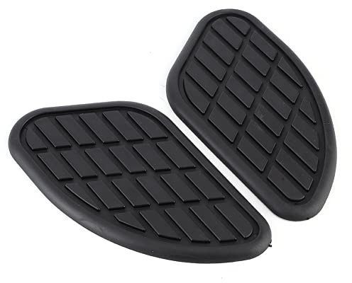 Motorcycle Tank Side Traction Pad, 2PCS Motorbike Tank Knee Pads, Tank Protector Motorcycle Fuel Tank Pad Cover Sticker Decal Vintage Tank Grip Pads for Retro Motorcycle