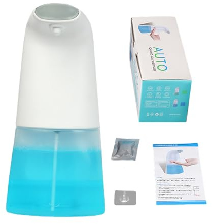 Holdes Distributeur Automatique pour Salle de Bain, Distributeur de Mousse sans Contact, Mains de 300 ML, Distributeur électrique avec capteur pour Salle de Bain, Commercial, évier de Cuisine