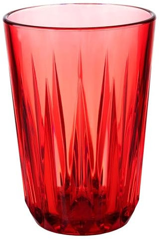 APS 10510 Vaso CRYSTAL, 150 ml, Tritan, reutilizable, inastillable, Made in Germany, rojo