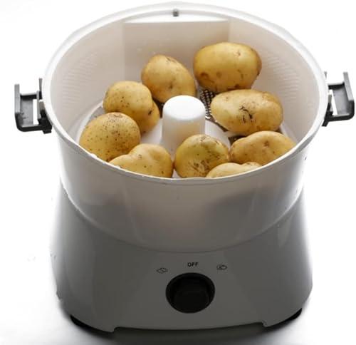 WPJBDS Electric Potato Peeler, Salad Rotating Machine, Electric Potato Peeler, Automatic Potato Peeler, Vegetable Dehydrator