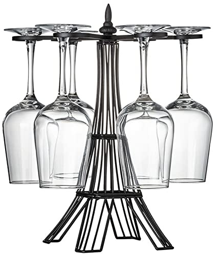 Wine Glass Holder, Creative Decoration Glass Wine Glass Upside Down Hanging Set Household Wine Glass Holder Wine Goblet Holder Wine Glass Holder