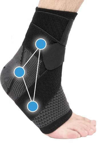 PINFANSHIJIE Banda de soporte for tendones: funda de compresión for tobillo, soporte for tobillo for mujeres, soporte transpirable for hombres | Tobilleras for hombre, ajustables/860