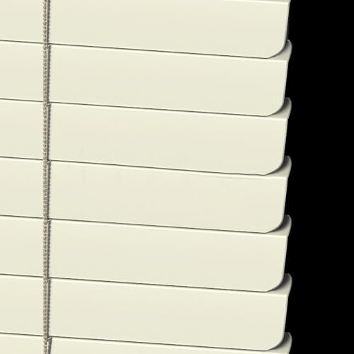 Jalousien Fenster Rollos Für Innen 105 cm, 115 cm, 150 cm, 170 cm, horizontale PVC-Jalousien, Jalousien für Wintergärten, Arbeitszimmer, Konferenzräume, 25 mm Lamellenjalousien für Fenster-/Türrahmen(