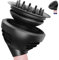 YTCHYYSK Wave Curl Diffuser Attachment for Dyson Airwrap Styler HS01 HS05 HS08, Upgraded Hair Diffuser Nozzle Dome and Diffuse Modes to Dryer Faster and Define Curls Hair, Black