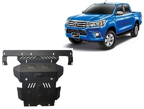 Scut Protection Protección bajo el motor, enfriador de acero compatible con Toyota Hilux Revo (2016-2025)