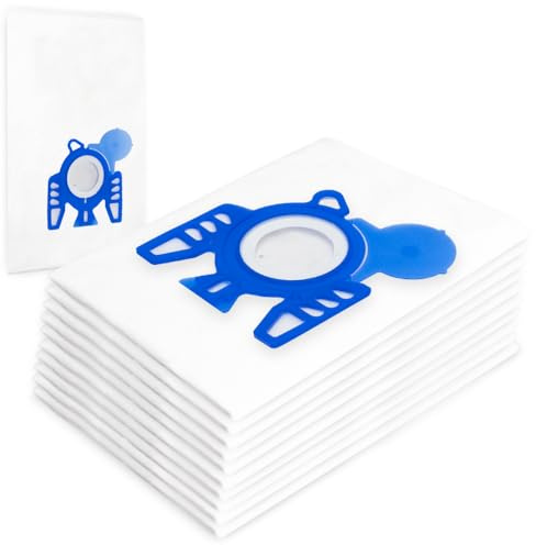 PRIMEBAG - 10 Staubsaugerbeutel kompatibel mit Miele S5 EcoLine green, Cat&Dog 5000 S5260 - inkl. 2 Motorschutzfilter/Abluftfilter für Bestleistung beim Saugen