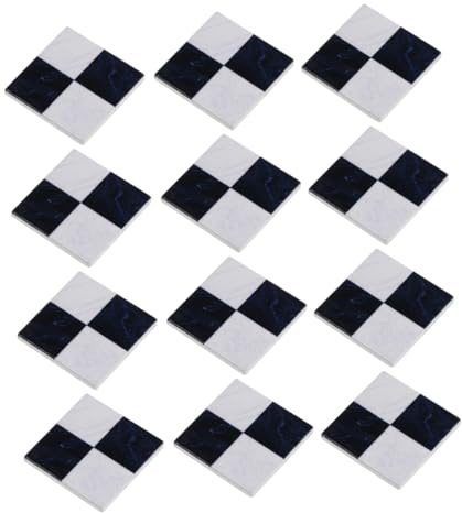 Yardwe 30pcs Peel and Stick Dollhouse Wood Flooring Realistic Adhesive Floor Tiles for Miniature Dollhouse Decoration Scratch and Wear Resistant Simulated Floorboards