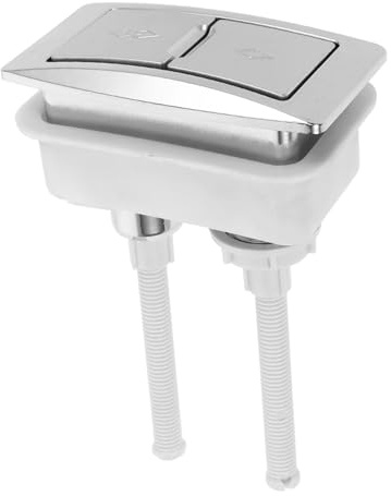 Toddmomy Botón Pulsador de Cisterna Abs para Inodoro, Repuesto | Doble Descarga, Acabado Liso y Diseño Compacto, Pieza Precisa para Depósito de Baño