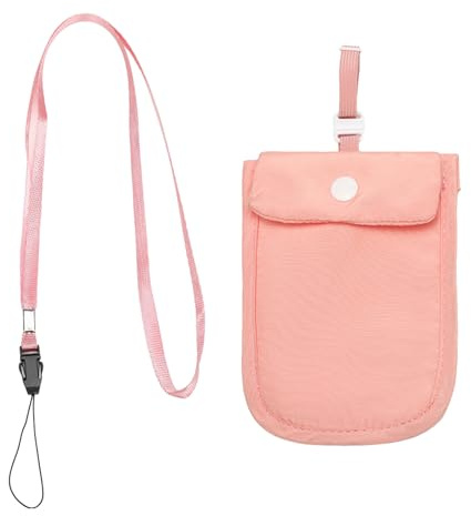 Geheime Reise-BH-Geldbörse – unter der Kleidung, verstellbarer Geldgürtel, versteckte Reisetasche, diskreter Kreditkartenhalter, Anti-Diebstahl-BH-Tasche, perfekt für Reisen, Geld und Schlüssel, rose