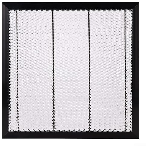 Lit en nid d'abeille, table de travail en nid d'abeille, table de découpe, 300 x 200 x 22 mm, support de grille en maille nid d'abeille en aluminium pour machines de gravure CNC, table de graveur pour
