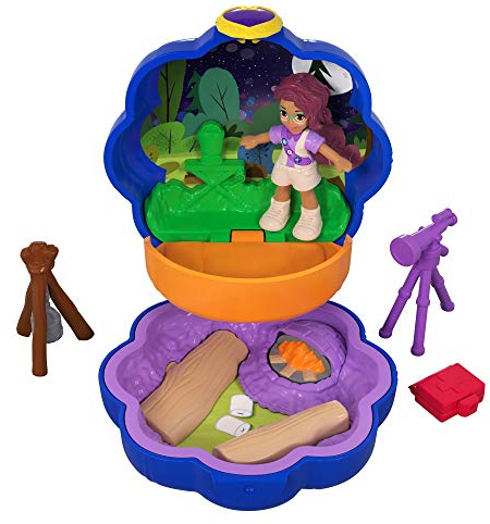 Mattel Polly Pocket FWN40 Tiny Places Shanis Camping Abenteuer