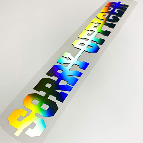 Sorry Officer Aufkleber Hologramm Autoaufkleber Tuningsticker Regenbogenfarben Sticker Oilslick