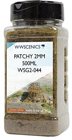 WWS War World Scenics WWScenics | 2mm Herbe Statique Éparse | 500ml | WSG2-044 | Matériel pour Maquette Réaliste