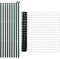 Outsunny Malla de alambre soldada – Malla 7,3 x 6,3 cm – Altura 2 m – Longitud 10 m – Postes, patas de fuerza incluidas – Acero recubierto de PVC verde