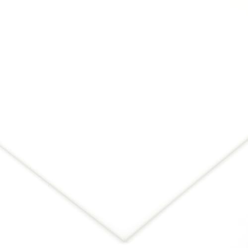 EH Design Acrylglas Platte – Weiße Zuschnitte nach Maß (500x500x3mm) – UV-beständig & Wetterfest – 7x Bruchfester als Glas – Für DIY, Möbel & Lampen – Made in DE