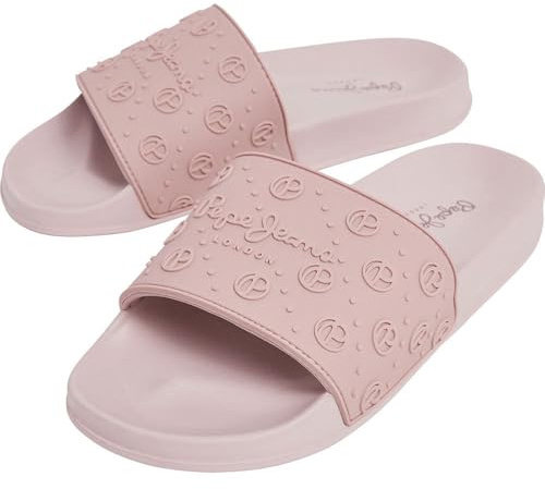 Pepe Jeans Slider Sport W, Chanclas para Mujer, Púrpura (Dusk Purple), 6